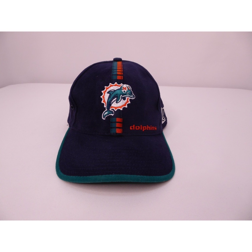 VTG Miami Dolphins Official NFL Pro Line Authentic Blue Green Baseball Cap Hat